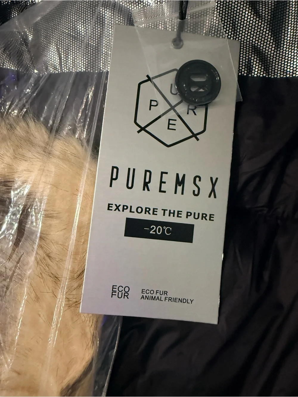 PUREMSX X4709- Men's Vegan Down Insulated Navy Jacket Parka